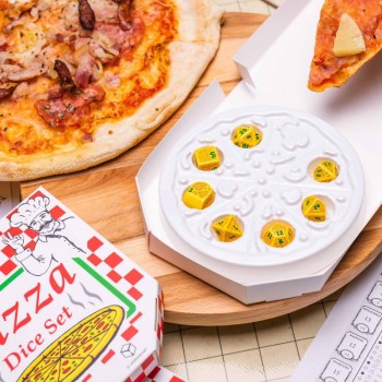 Pizza Margherita RPG kauliukų rinkinys Q WORKSHOP